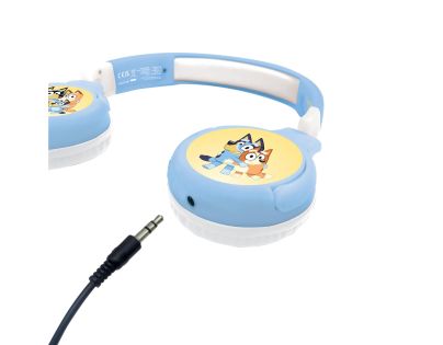 Lexibook 2v1 bluetooth skládací sluchátka Bluey s limitem hlasitosti