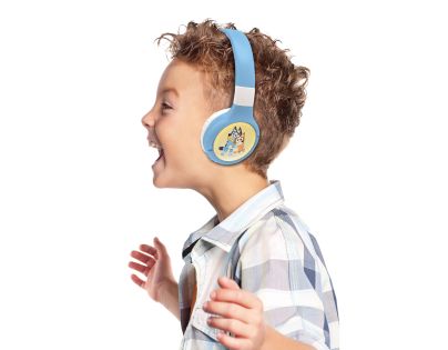 Lexibook 2v1 bluetooth skládací sluchátka Bluey s limitem hlasitosti
