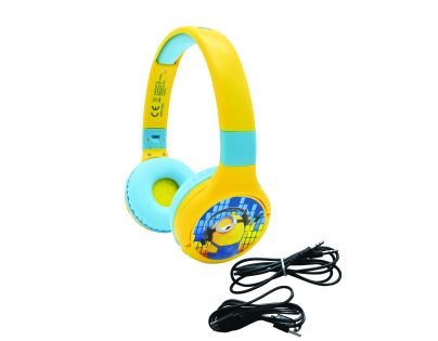 Lexibook 2v1 bluetooth skládací sluchátka Mimoni s limitem hlasitosti