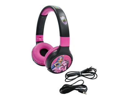 Lexibook 2v1 bluetooth skládací sluchátka Monster High s limitem hlasitosti