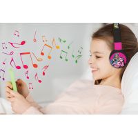 Lexibook 2v1 bluetooth skládací sluchátka Monster High s limitem hlasitosti 6