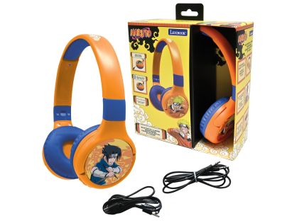 Lexibook 2v1 bluetooth skládací sluchátka Naruto s limitem hlasitosti