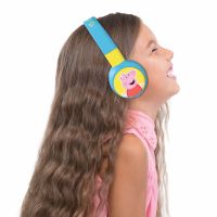 Lexibook 2v1 bluetooth skládací sluchátka Prasátko Peppa s limitem hlasitosti 4