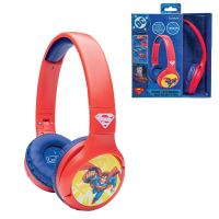 Lexibook 2v1 bluetooth skládací sluchátka Superman s limitem hlasitosti