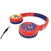 Lexibook 2v1 bluetooth skládací sluchátka Superman s limitem hlasitosti 3