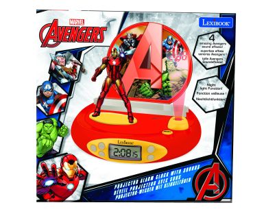 Lexibook 3D budík Avengers s projekcí času