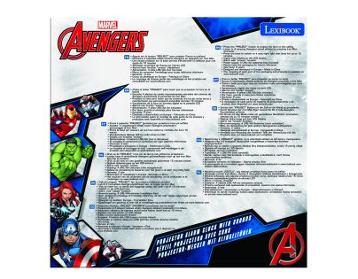 Lexibook 3D budík Avengers s projekcí času