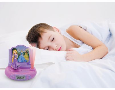 Lexibook 3D budík Disney princezny s projekcí času