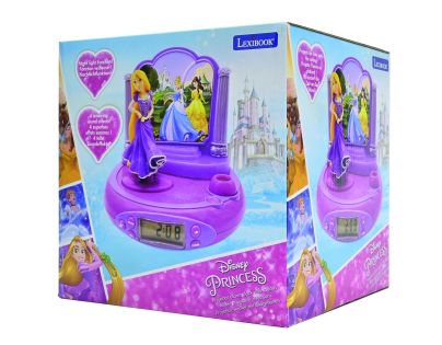 Lexibook 3D budík Disney princezny s projekcí času