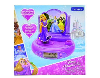 Lexibook 3D budík Disney princezny s projekcí času