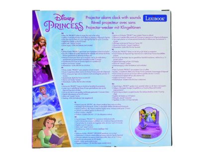 Lexibook 3D budík Disney princezny s projekcí času