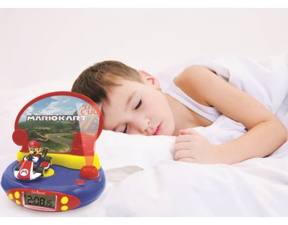 Lexibook 3D budík Mario Kart s projekcí času