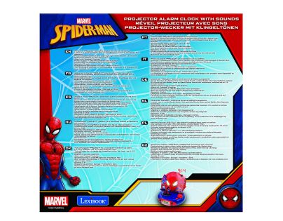 Lexibook 3D budík Spiderman s projekcí času