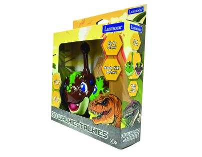 Lexibook 3D vysílačky Dinosaurus s dosahem 500 m