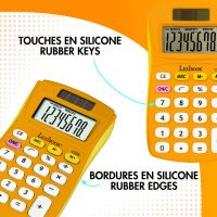Lexibook 8místná kapesní kalkulačka s gumovým povrchem žlutá 6