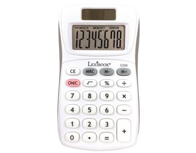 Lexibook 8místná kapesní kalkulačka solární