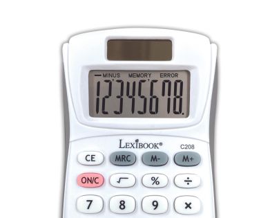 Lexibook 8místná kapesní kalkulačka solární