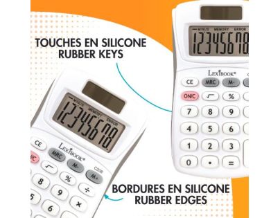 Lexibook 8místná kapesní kalkulačka solární
