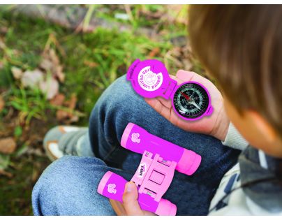 Lexibook Barbie set vysílačky, dalekohled, baterka, kompas