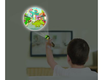 Lexibook Baterka s projektorem příběhů a 12 figurkami dinosaurů