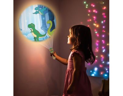 Lexibook Baterka s projektorem příběhů a 12 figurkami dinosaurů