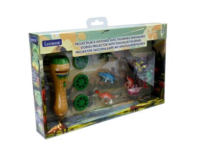 Lexibook Baterka s projektorem příběhů a 12 figurkami dinosaurů