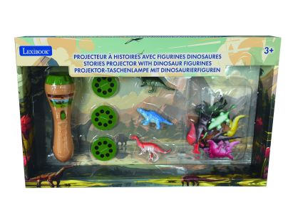 Lexibook Baterka s projektorem příběhů a 12 figurkami dinosaurů