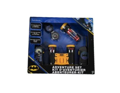 Lexibook Batman set vysílačky, dalekohled, baterka, kompas