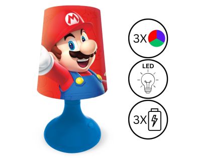 Lexibook Bezdrátová stolní lampička Super Mario