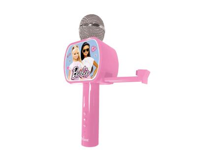 Lexibook Bezdrátový karaoke mikrofon Barbie s držákem na telefon
