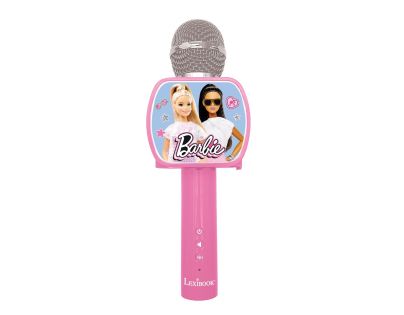 Lexibook Bezdrátový karaoke mikrofon Barbie s držákem na telefon