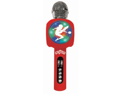 Lexibook Bezdrátový karaoke mikrofon Kouzelná Beruška s vestavěným reproduktorem a světelnými efekty