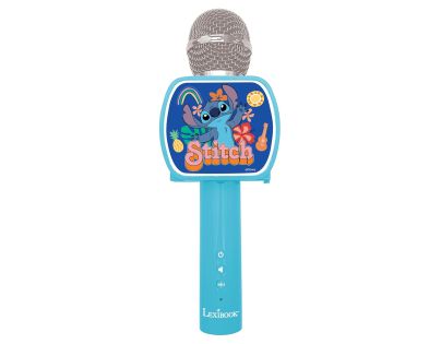 Lexibook Bezdrátový karaoke mikrofon Stitch s držákem na telefon