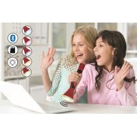 Lexibook Bezdrátový karaoke mikrofon The Voice s vestavěným reproduktorem a světelnými efekty 4