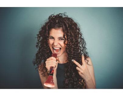 Lexibook Bezdrátový karaoke mikrofon The Voice s vestavěným reproduktorem a světelnými efekty