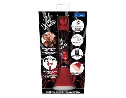 Lexibook Bezdrátový karaoke mikrofon The Voice s vestavěným reproduktorem a světelnými efekty