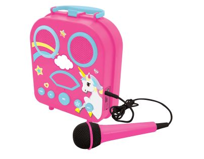 Lexibook Bezdrátový reproduktor Jednorožec se 2 mikrofony a měničem hlasu