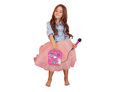 Lexibook Bezdrátový reproduktor Jednorožec se 2 mikrofony a měničem hlasu