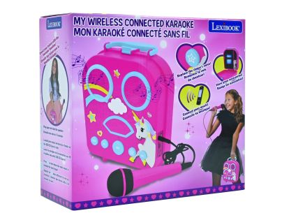 Lexibook Bezdrátový reproduktor Jednorožec se 2 mikrofony a měničem hlasu