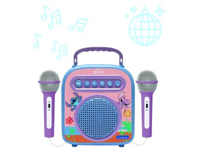 Lexibook Bezdrátový reproduktor Stitch se 2 mikrofony a měničem hlasu