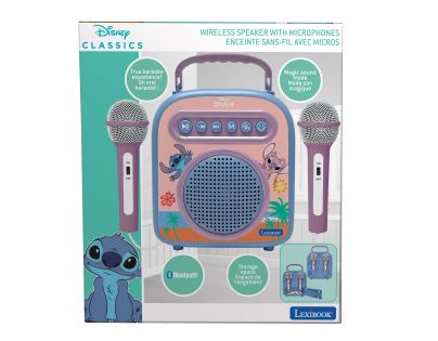 Lexibook Bezdrátový reproduktor Stitch se 2 mikrofony a měničem hlasu