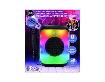 Lexibook Bluetooth karaoke reproduktor s mikrofonem malý