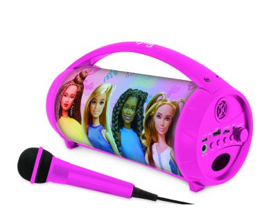 Lexibook Bluetooth reproduktor Barbie s mikrofonem svítící