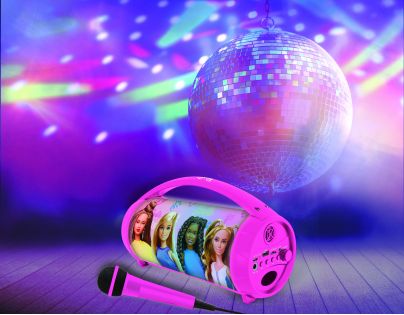 Lexibook Bluetooth reproduktor Barbie s mikrofonem svítící