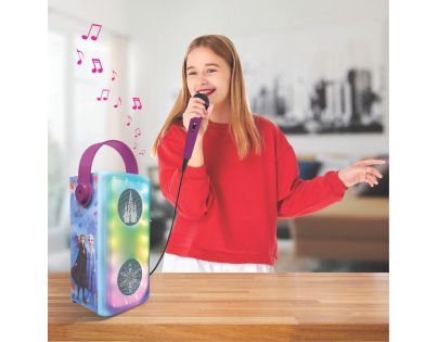 Lexibook Bluetooth reproduktor Frozen s mikrofonem a světelnými efekty