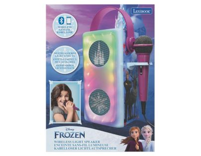 Lexibook Bluetooth reproduktor Frozen s mikrofonem a světelnými efekty