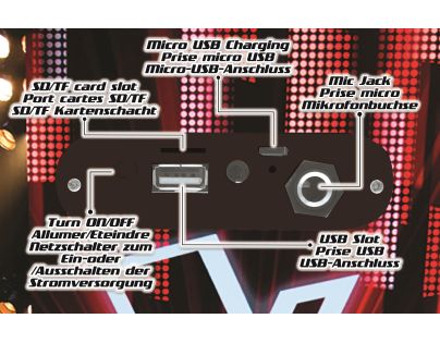 Lexibook Bluetooth reproduktor s mikrofonem