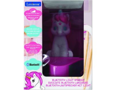 Lexibook Bluetooth reproduktor se svítící figurkou Jednorožec