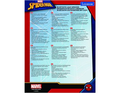 Lexibook Bluetooth reproduktor se svítící figurkou Spiderman