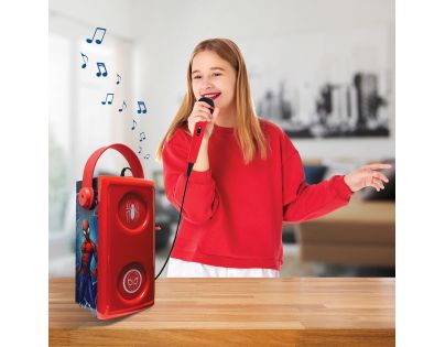 Lexibook Bluetooth reproduktor Spiderman s mikrofonem a světelnými efekty